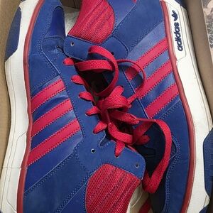 Adidas Blue and Red Sneakers